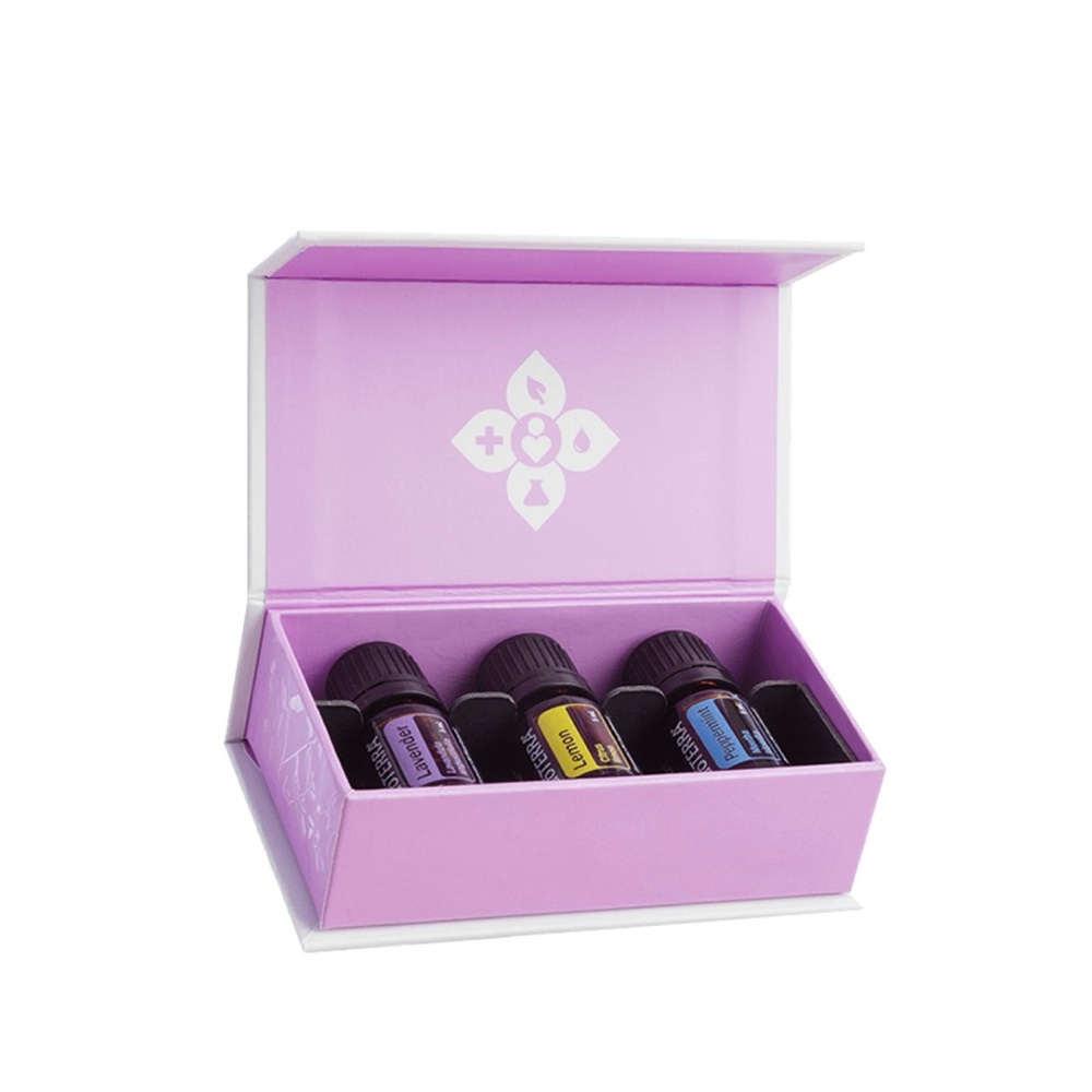 doTERRA Introductory Kit 3x 5ml Essential Oils Lavender Lemon Peppermint NIB